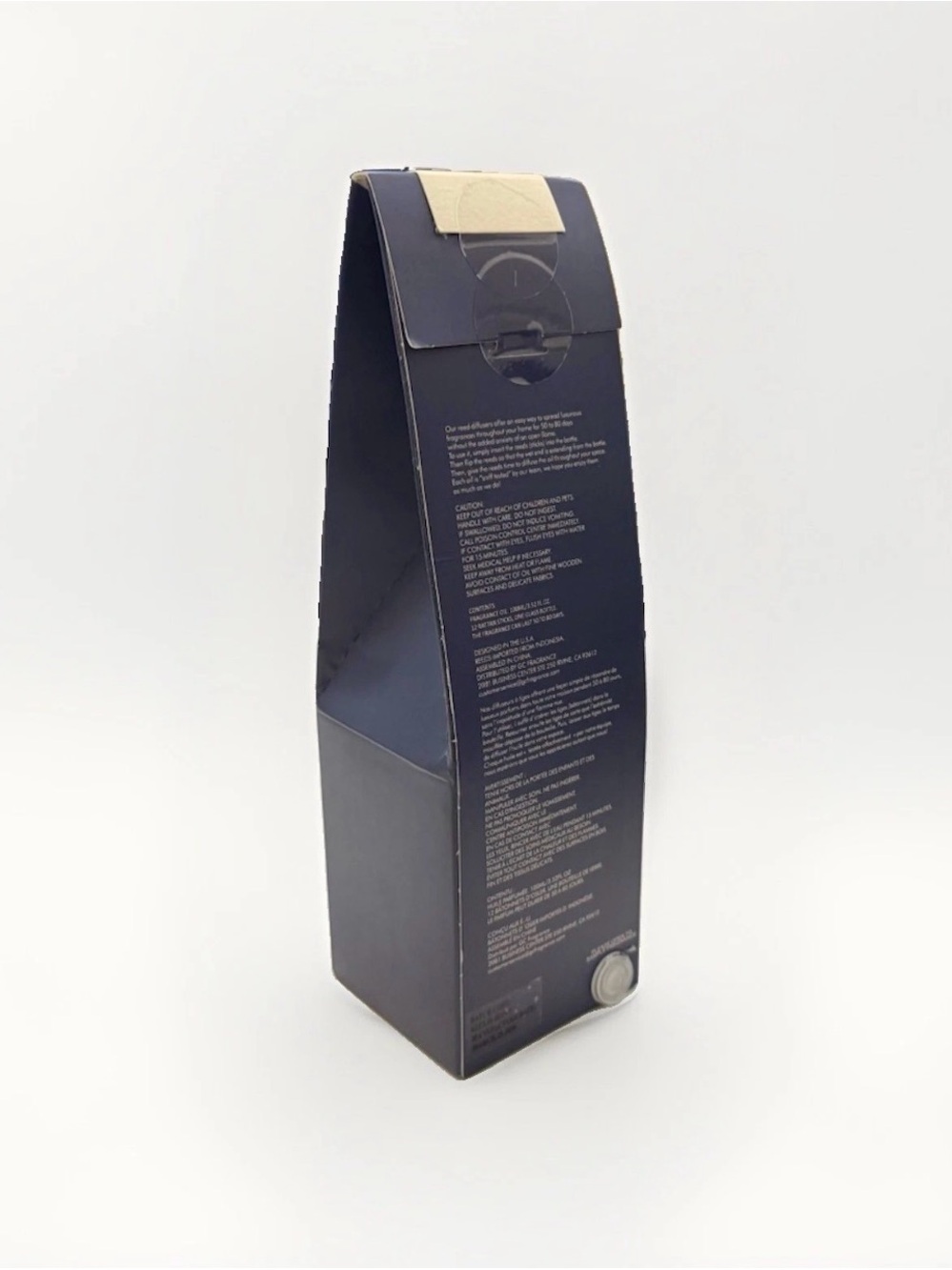 Midnight Reed Diffuser - Navy & Gold Accent - Picture 4 of 6